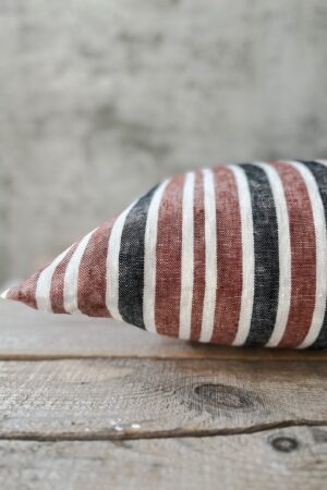 Striped Linen Pillowcase Farmhouse Charm for Your Cozy Retreat