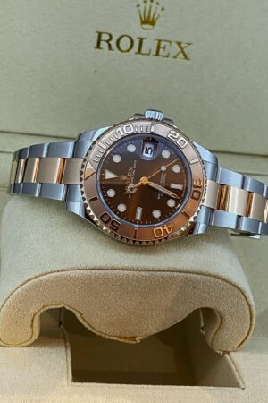 Rolex Yacht-Master 37mm 18K Rose Gold and Steel, Chocolate Dial, Ref. 268621