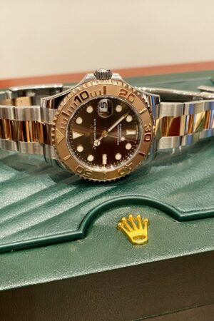 Rolex Yacht-Master 37mm 18K Rose Gold and Steel, Chocolate Dial, Ref. 268621