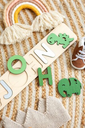 Personalized Name Puzzle A Cherished Keepsake for Your Little One's Milestones