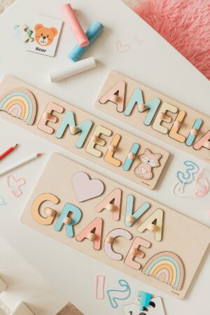 Personalized Montessori Name Puzzle A Journey of Learning and Discovery