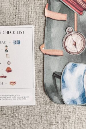 Camping Checklist Adventure A Fun and Educational Puzzle for Preschoolers