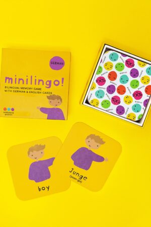 Minilingo Bilingual Flashcards for Kids | Fun and Educational German-English Learning