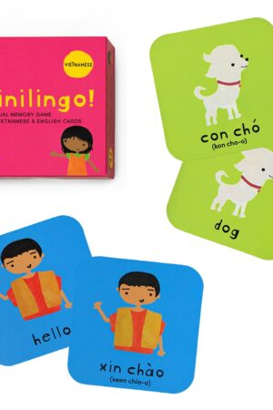 Minilingo Bilingual Flashcards for Vietnamese and English Learning | Montessori-Inspired Memory Game for Kids