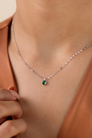 Petite Jade Heart Necklace A Timeless Treasure for Your Loved One