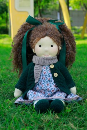 Waldorf Doll Organic Cotton Rag Doll, Perfect Gift for Kids, Collectors, Weddings, and Birthdays, Presented in an Exquisite Box