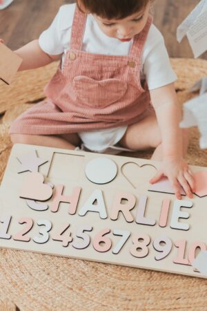 Wooden Busy Board Sensory Adventure for Curious Toddlers