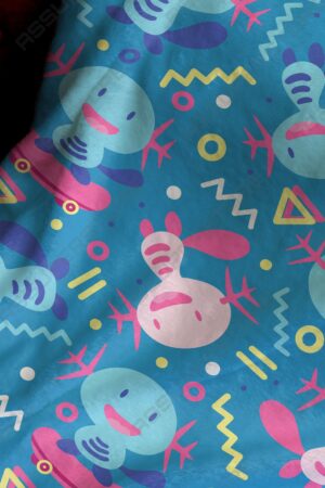 Cozy Wooper Fleece Blanket Snuggle Up with Your Favorite Pok?mon