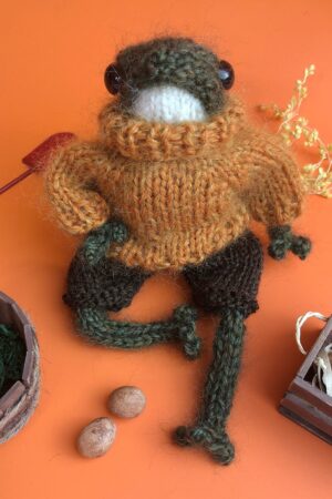 Mr. Hopper the Knitted Frog A Hoppy Companion for All Ages