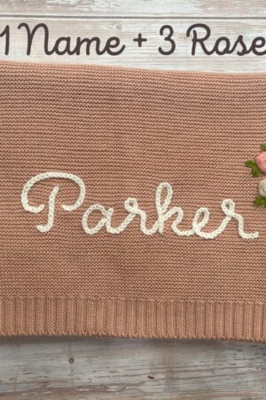 Handcrafted Heirloom Embroidered Baby Blanket for Cherished Memories