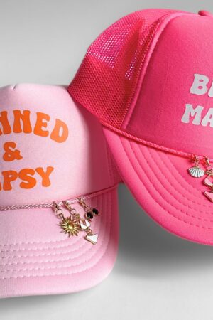 Personalized Trucker Hat Design Your Own Slogan, Party, or Bachelorette Hat with Neon Accents