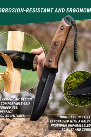 BeaverCraft BSH4_F Dusk The Ultimate Bushcraft Knife for Wilderness Adventures