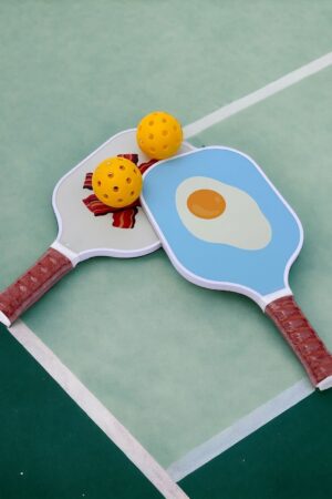 Pickleball Powerhouse Hanna Roberts Fiberglass Paddles with Balls for Unmatched Gameplay