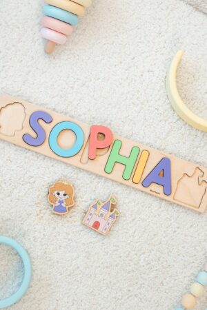 Personalized Wooden Name Puzzle A Cherished Gift for Little Explorers