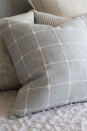 Cozy Comfort Indulge in the Plush Embrace of Rosie Light Grey Cushion