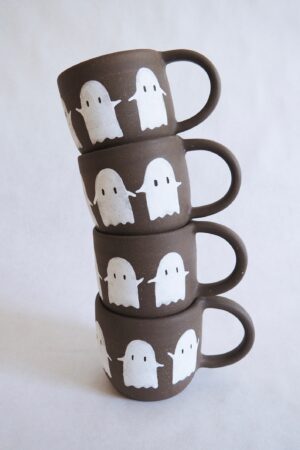 Hauntingly Festive Pre-Order Your Ghost Parade Ceramic Mug for a Spooktacular December