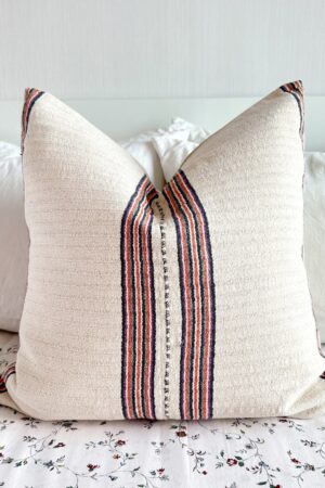 Handwoven Cotton Pillow Cover Natural Dye Textiles for Modern and Bohemian Decor