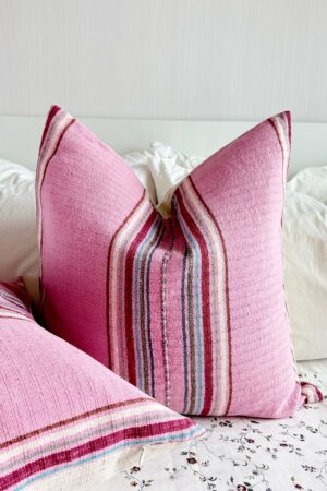 Handwoven Haven 20" Square Cotton Pillow Cover for Modern Bohemian Charm