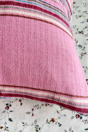 Handwoven Haven 20" Square Cotton Pillow Cover for Modern Bohemian Charm