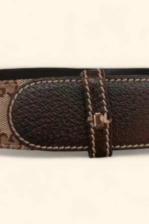 Authentic Gucci Vintage Monogram Belt Timeless Elegance and Heritage