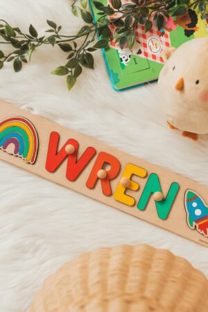 Personalized Montessori Name Puzzle A Journey of Learning and Discovery