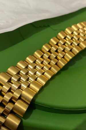 20mm/21mm Jubilee Watch Band with Crown Elevate Your Timepiece to Timeless Elegance