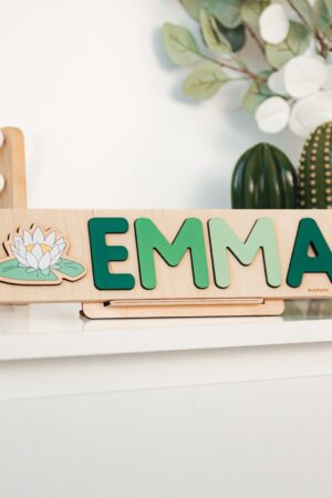 Personalized Dinosaur Name Puzzle A Roaring Gift for Toddlers and Dino-Lovers