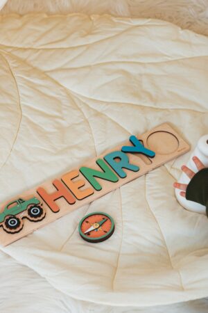 Personalized Name Puzzle A Unique Baby Shower Gift for Toddlers and Preschoolers