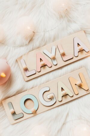 Personalized Name Puzzle A Unique Gift for Boys, Fostering Learning and Development