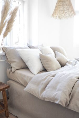 Luxurious Eco-Linen Duvet Cover Customize Your Comfort, King to Queen