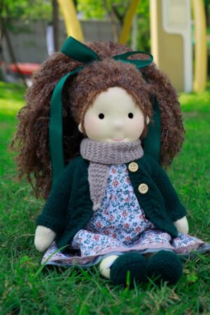 Waldorf Doll Organic Cotton Rag Doll, Perfect Gift for Kids, Collectors, Weddings, and Birthdays, Presented in an Exquisite Box