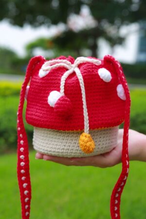 Enchanting Crochet Mushroom Bag A Whimsical Gift for Nature Lovers