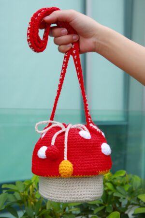 Enchanting Crochet Mushroom Bag A Whimsical Gift for Nature Lovers