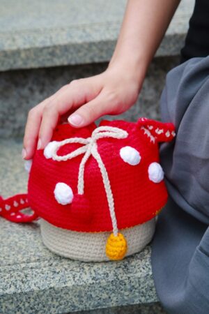 Enchanting Crochet Mushroom Bag A Whimsical Gift for Nature Lovers