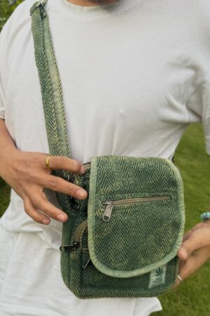 Hemp Cotton Festival Shoulder Bag Your Hippie Haven for Essentials