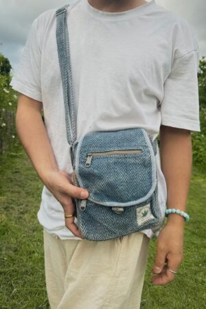 Hemp Cotton Festival Shoulder Bag Your Hippie Haven for Essentials