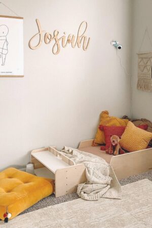 Montessori Floor Bed with Rails Safe and Stylish Sleep for Your Little One