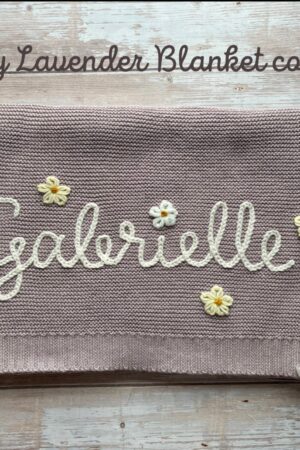 Handcrafted Heirloom Embroidered Baby Blanket for Cherished Memories