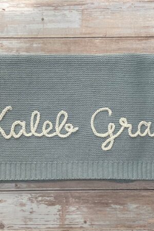 Personalized Baby Blanket Embroidered Name, Perfect Newborn Gift