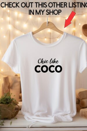 COCO Chanel Fashionista Tee A Classic Icon for Fashion Lovers