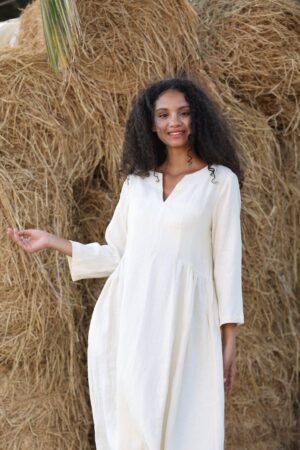 ZOE The Epitome of Effortless Elegance - Your Perfect Linen Dress for Every Occasion