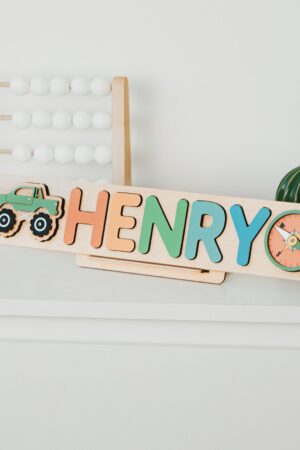 Personalized Montessori Name Puzzle A Journey of Learning and Discovery