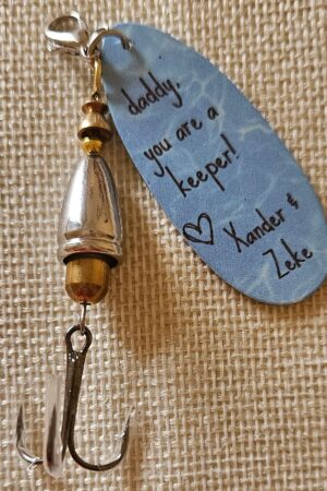 Personalized Fishing Lure The Perfect Father's Day Gift for Dad