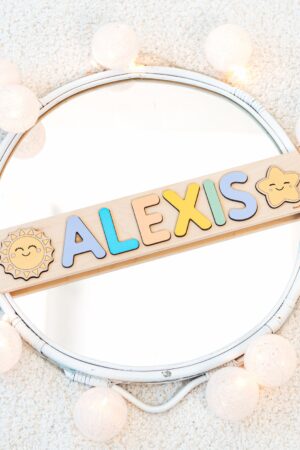 Personalized Name Puzzle A Unique Easter Gift for Toddlers and Newborns