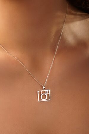 18K Gold Plated Camera Necklace Capture Memories with Style