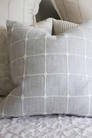 Cozy Comfort Indulge in the Plush Embrace of Rosie Light Grey Cushion