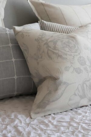 Cozy Comfort Indulge in the Plush Embrace of Rosie Light Grey Cushion