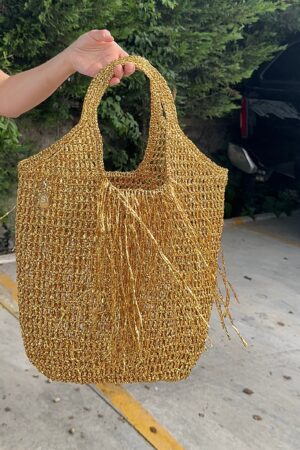 Raffia Crochet Tote The Perfect Summer Accessory for Beach, Shopping, and More