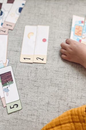 5 Piece Vertical Counting Puzzles Playful Learning for Toddlers and Preschoolers