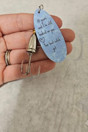 Personalized Fishing Lure The Perfect Father's Day Gift for Dad